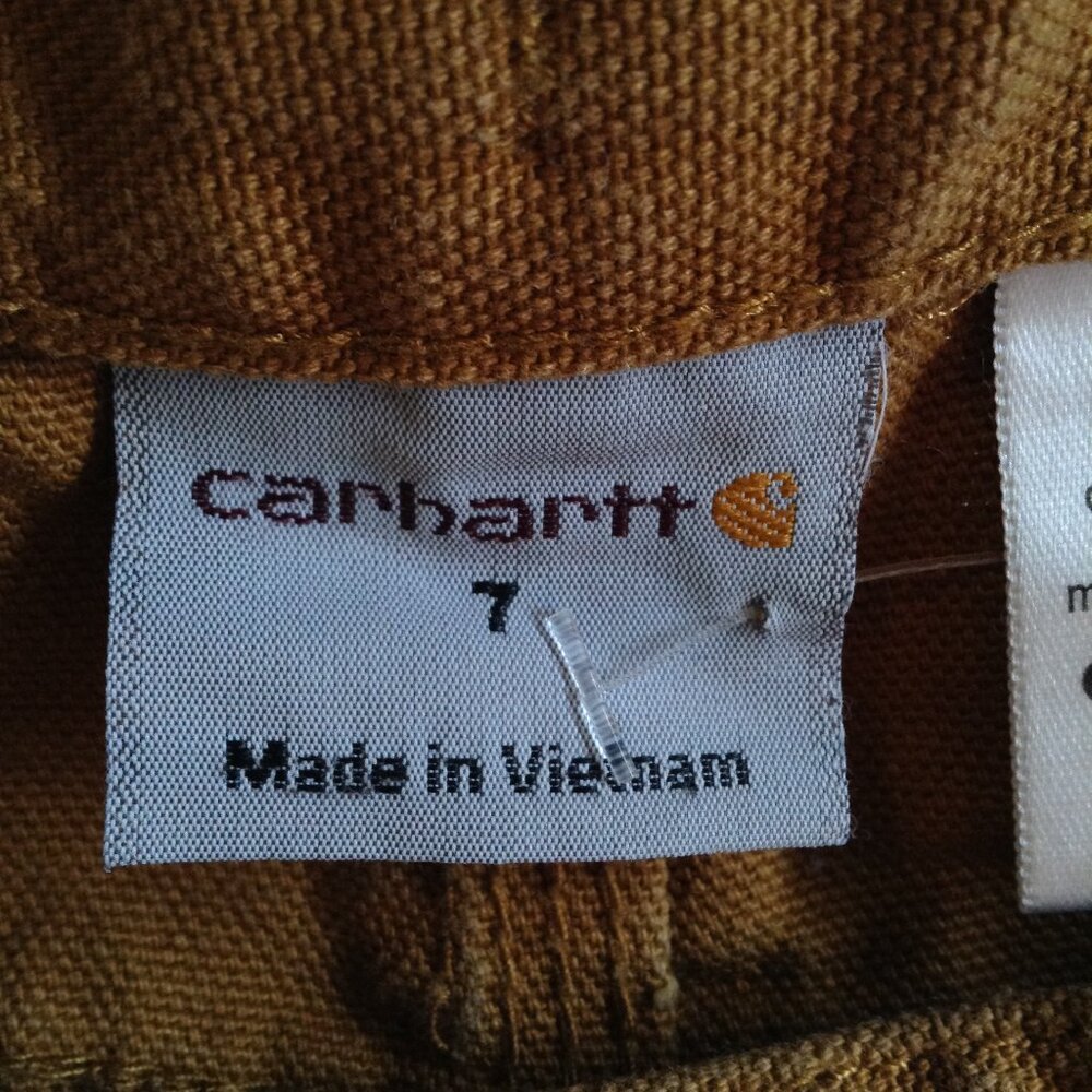 Carhartt Carpenter Jeans Boys "7", Heavy Duty Cotton Canvas, Rugged, Boyswear - Picture 4 of 6